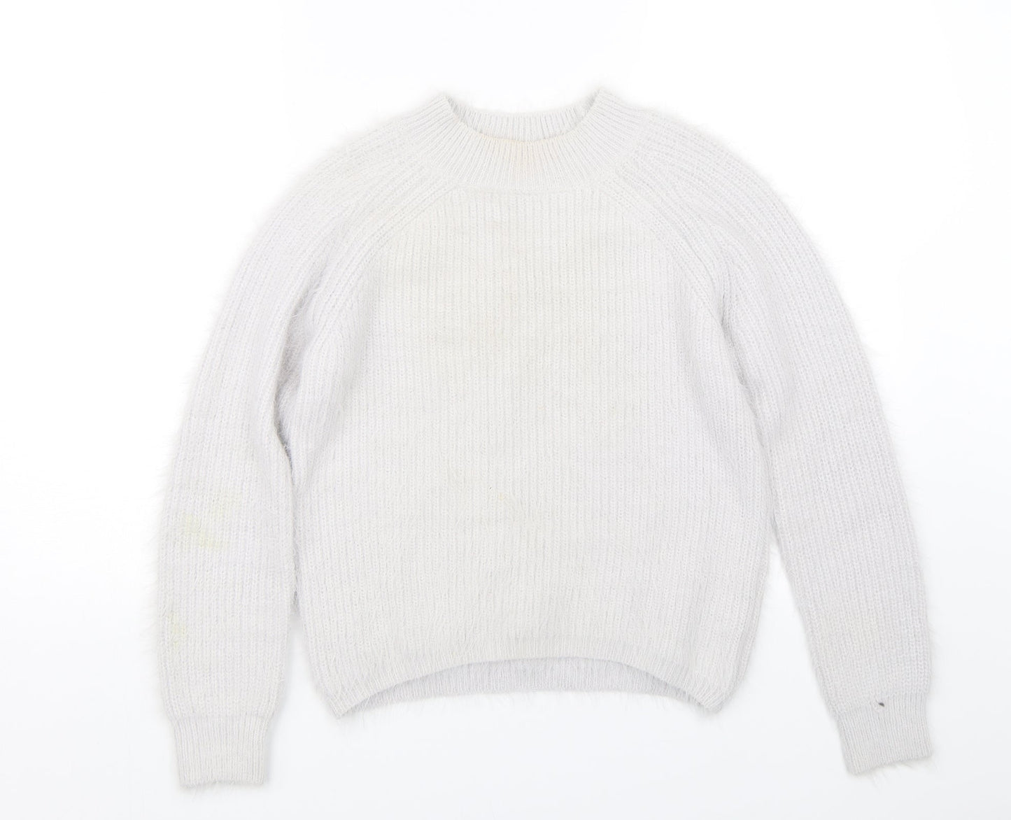 Primark Womens Grey  Knit Pullover Jumper Size 8