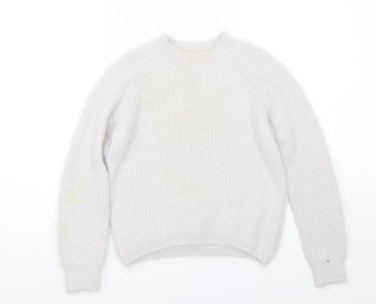 Primark Womens Grey  Knit Pullover Jumper Size 8