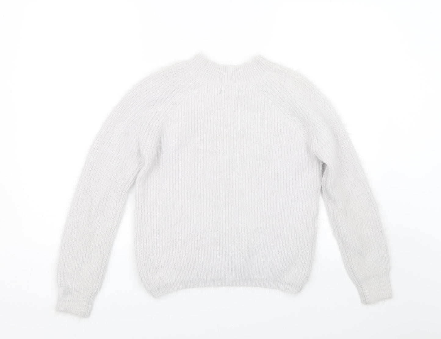 Primark Womens Grey  Knit Pullover Jumper Size 8