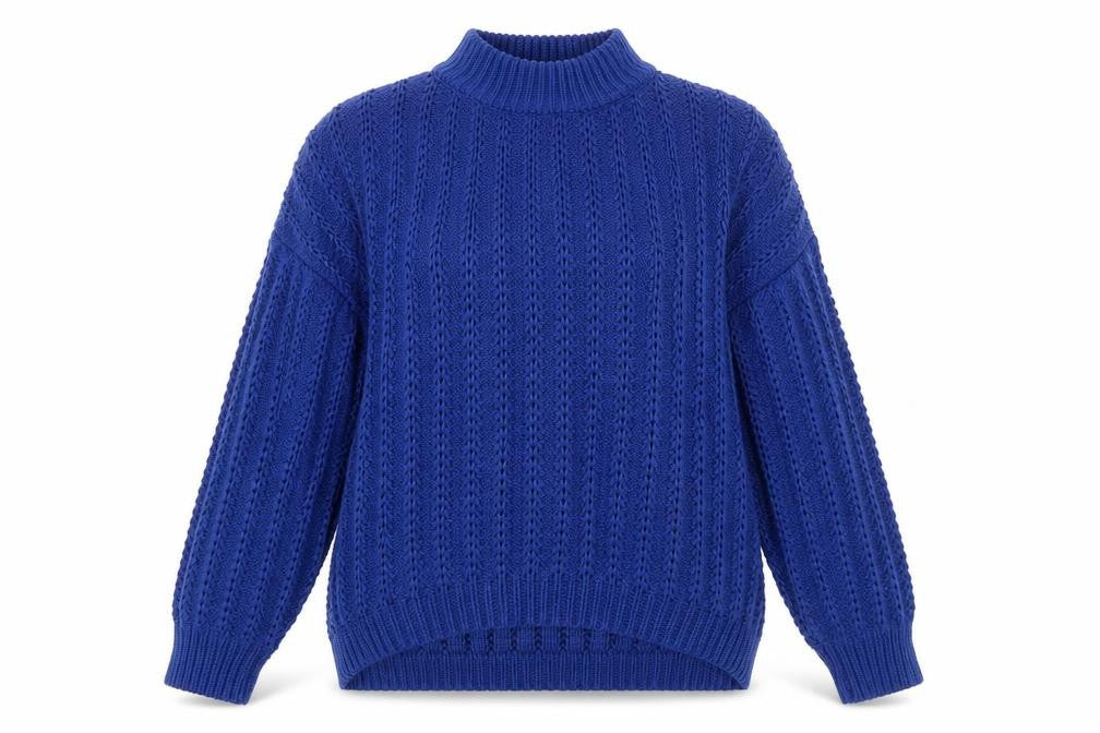Womens UK Size M George Blue Pullover Jumper