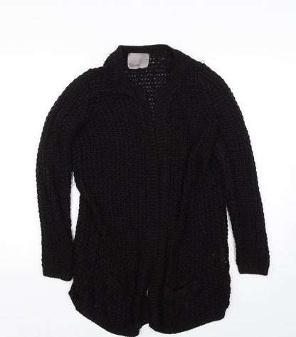 Womens UK Size M VERO MODA Black Cardigan Jumper