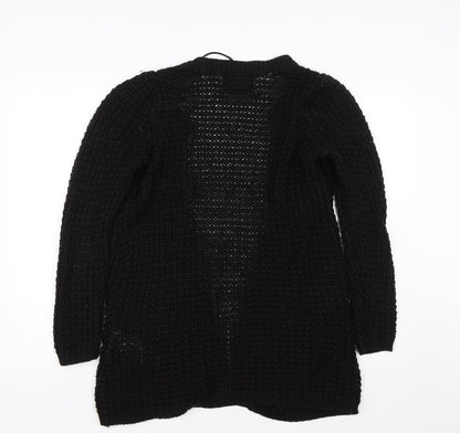 Womens UK Size M VERO MODA Black Cardigan Jumper
