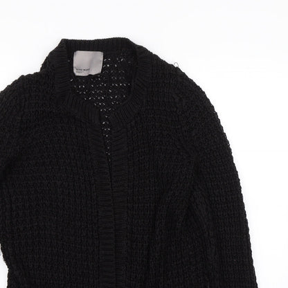 Womens UK Size M VERO MODA Black Cardigan Jumper
