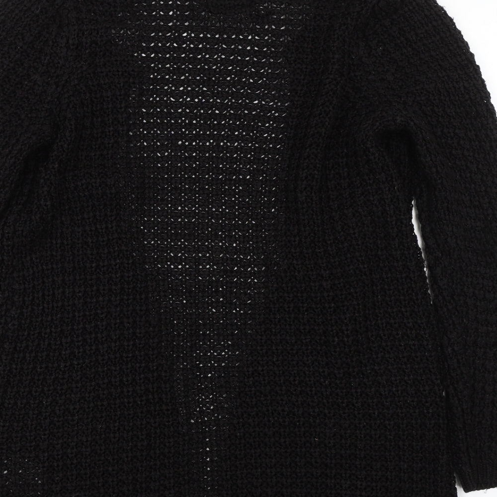 Womens UK Size M VERO MODA Black Cardigan Jumper