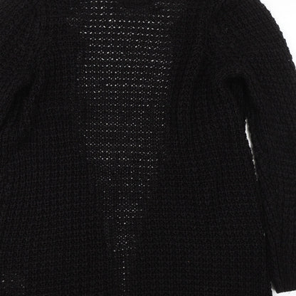 Womens UK Size M VERO MODA Black Cardigan Jumper