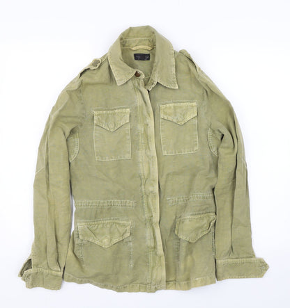 Womens UK Size 8 Topshop Green Jacket