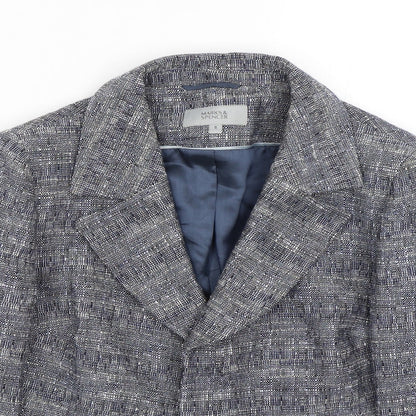 Womens UK Size 8 M&S Regular Grey Suit Jacket