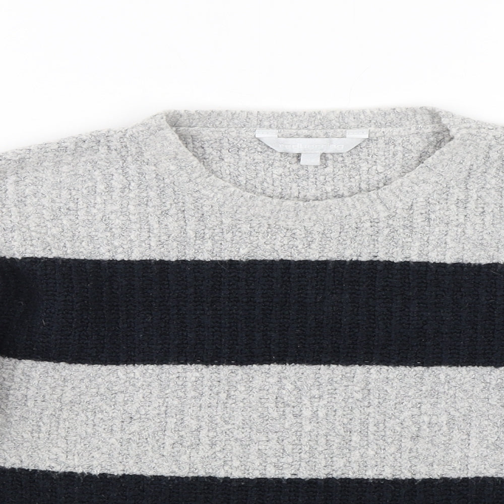 Womens UK Size 14 Red Herring Grey Pullover Jumper