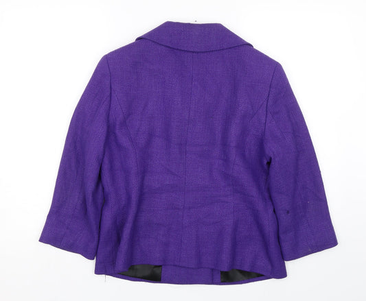 Precis Womens Purple   Jacket Coat Size 12