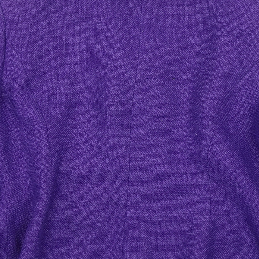 Precis Womens Purple   Jacket Coat Size 12