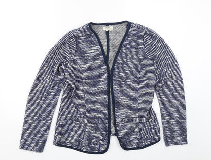 Womens UK Size 16 Papaya Blue Cardigan Jumper
