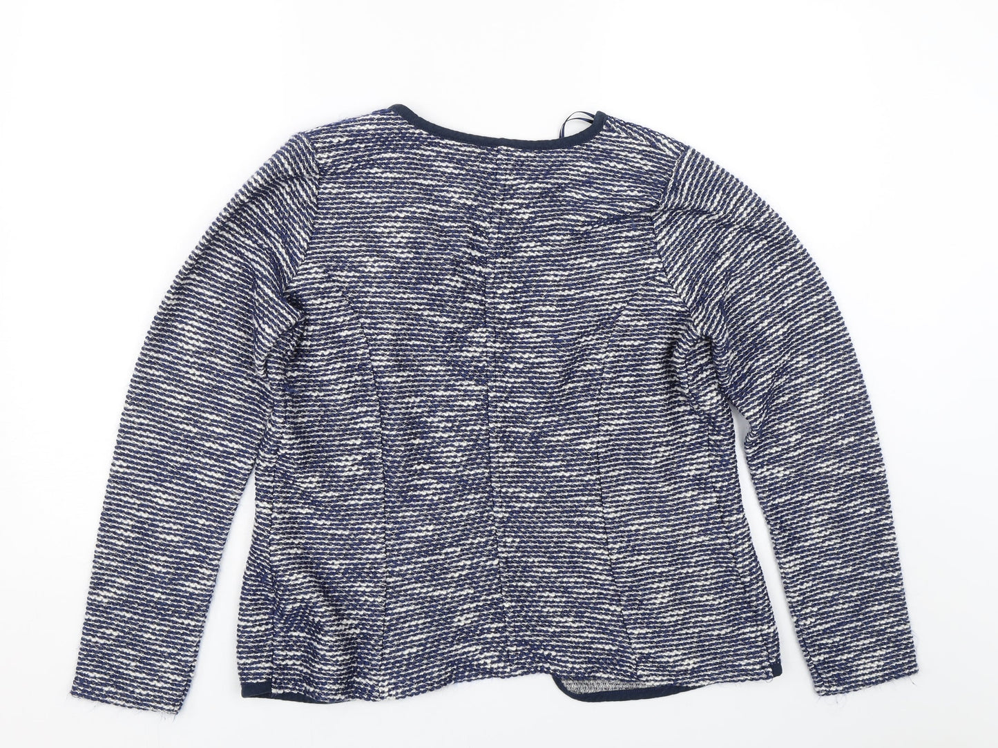 Womens UK Size 16 Papaya Blue Cardigan Jumper