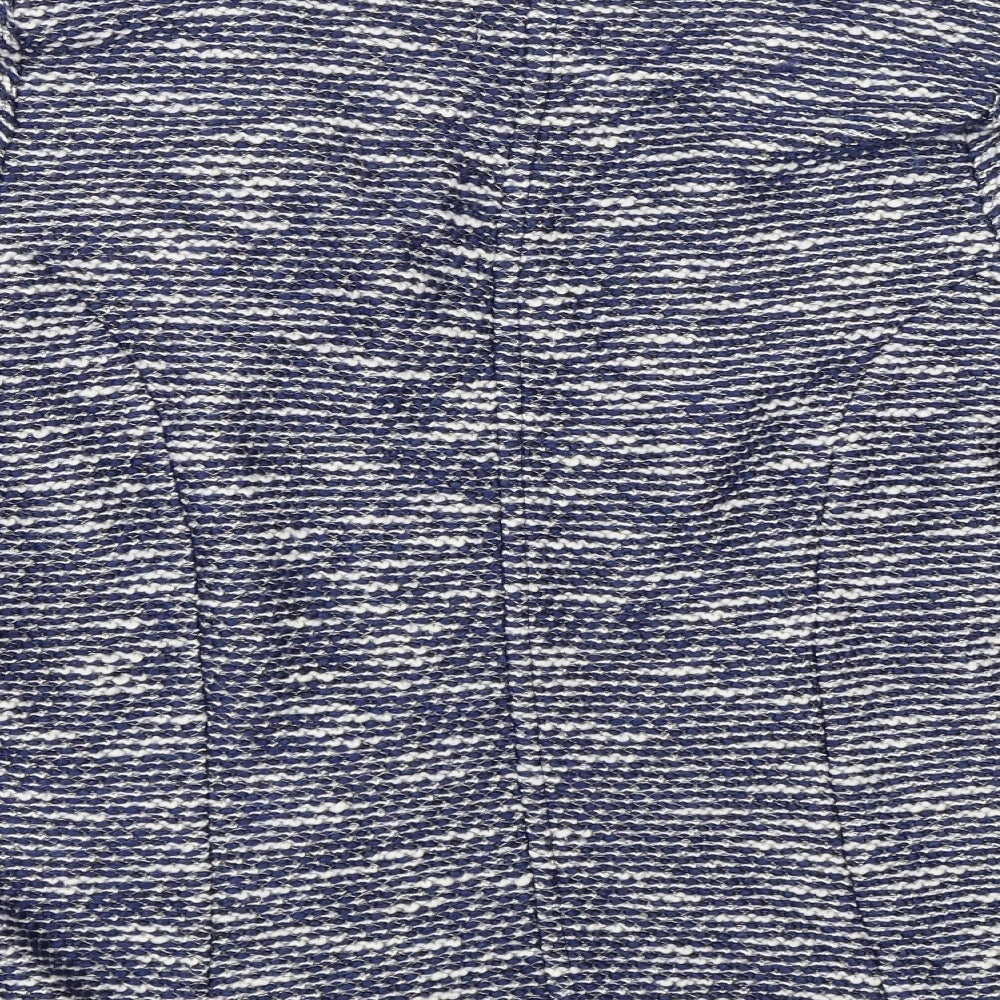 Womens UK Size 16 Papaya Blue Cardigan Jumper
