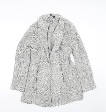 Chic me Womens Grey   Overcoat Coat Size M