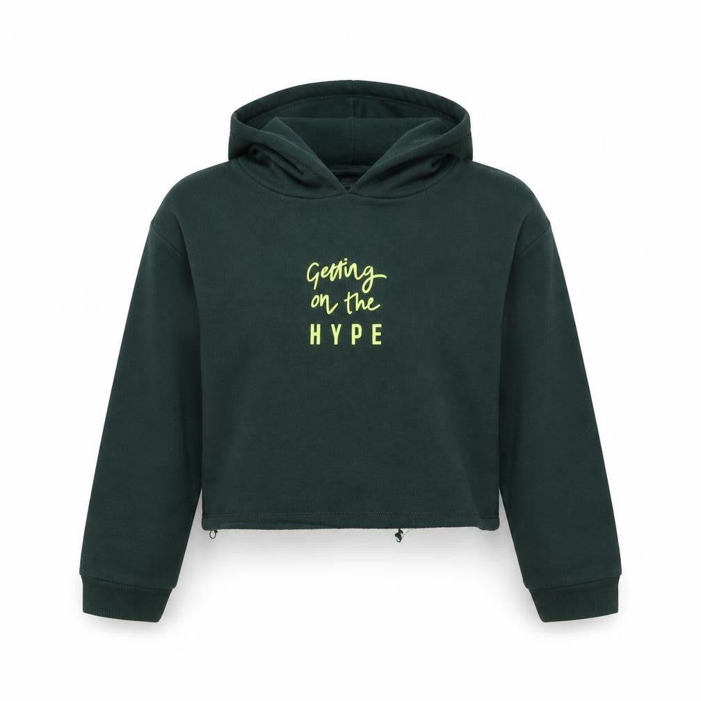 George Girls Green   Pullover Hoodie Size 8-9 Years