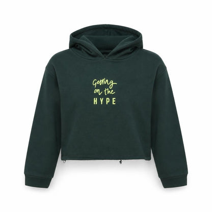 George Girls Green   Pullover Hoodie Size 8-9 Years