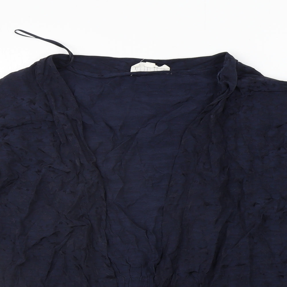 Womens UK Size 12 Debenhams Blue Cardigan Jumper