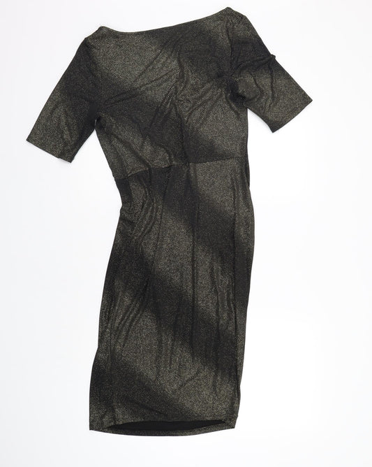 M&Co Womens Gold   A-Line  Size 12