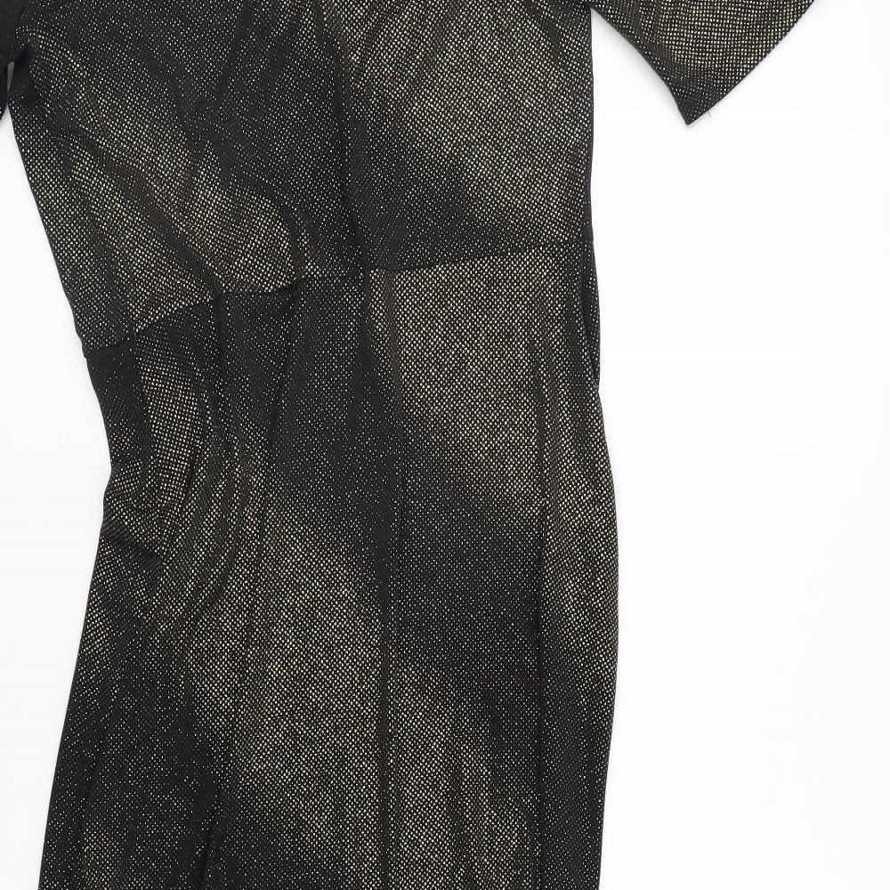 M&Co Womens Gold   A-Line  Size 12