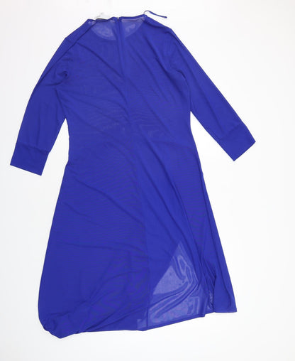 Debenhams Womens Blue   A-Line  Size 12  - washable mark