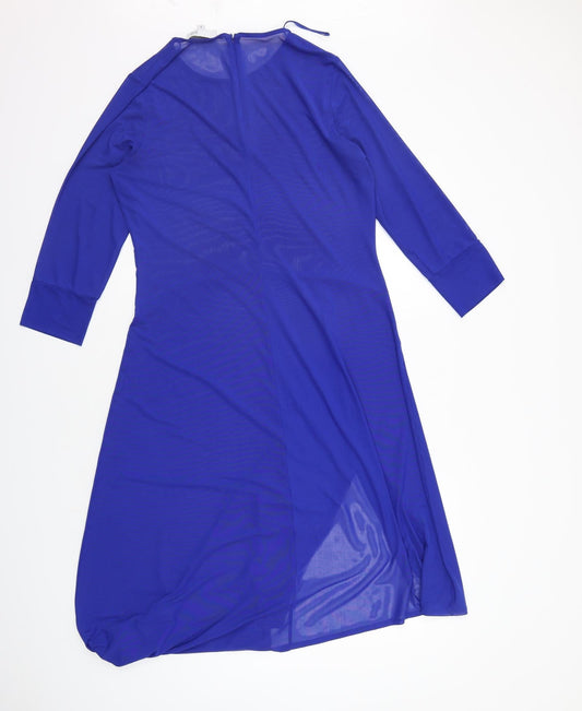 Debenhams Womens Blue   A-Line  Size 12  - washable mark