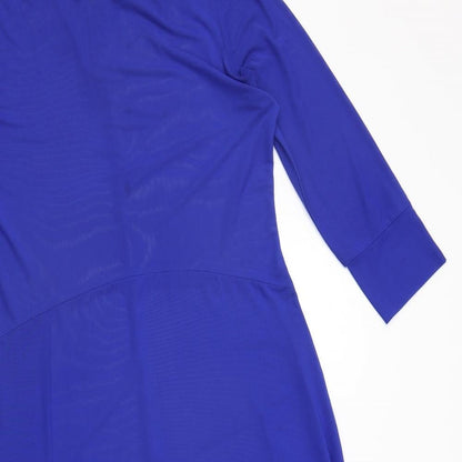 Debenhams Womens Blue   A-Line  Size 12  - washable mark