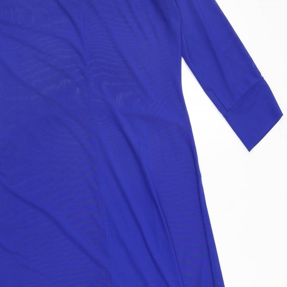 Debenhams Womens Blue   A-Line  Size 12  - washable mark