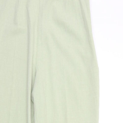 Womens UK Size 12 Marks and Spencer Regular Fit  Green Trousers