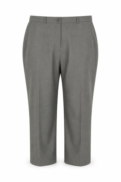 Womens UK Size 16 Impressions Regular Fit  Grey Trousers