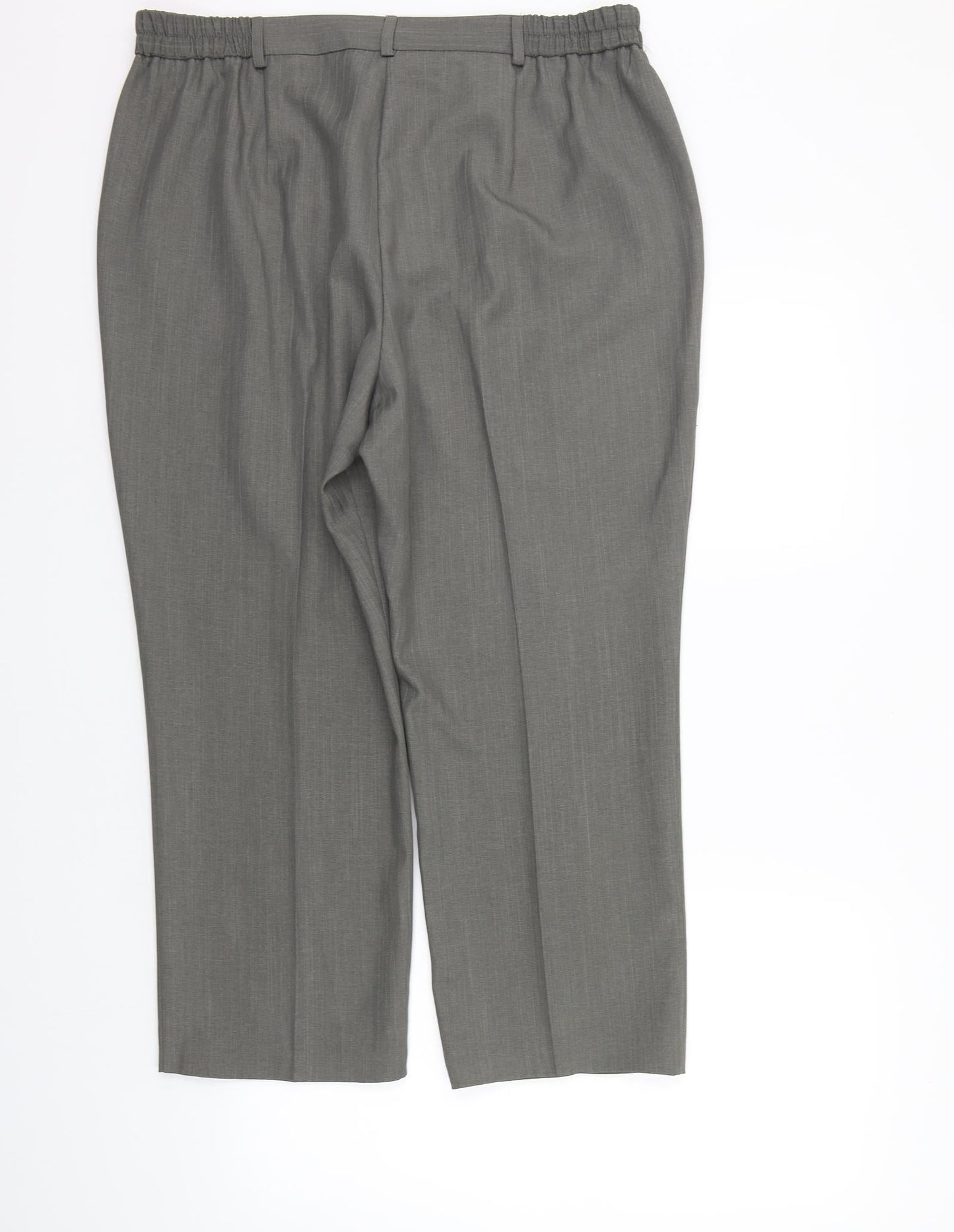 Womens UK Size 16 Impressions Regular Fit  Grey Trousers