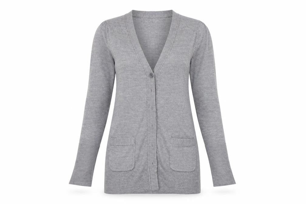 Womens UK Size 12 NEXT Grey Cardigan Jumper