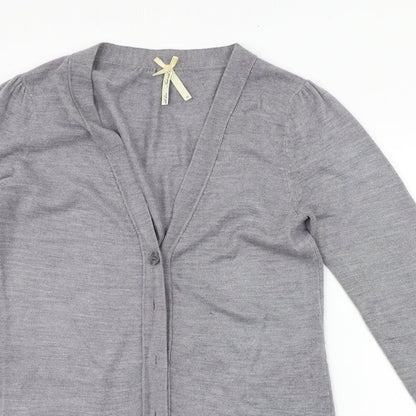 Womens UK Size 12 NEXT Grey Cardigan Jumper