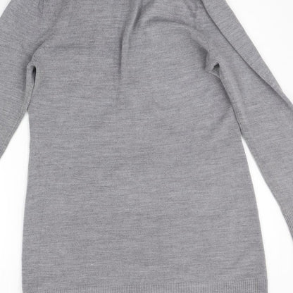 Womens UK Size 12 NEXT Grey Cardigan Jumper