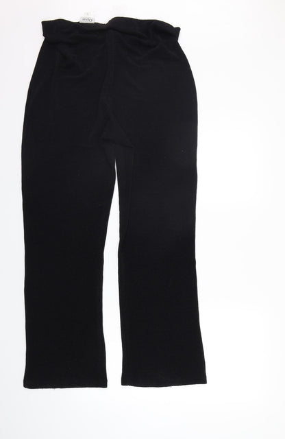 OPUS Womens Black   Jegging Trousers Size L L28 in - Elastic Waist Band