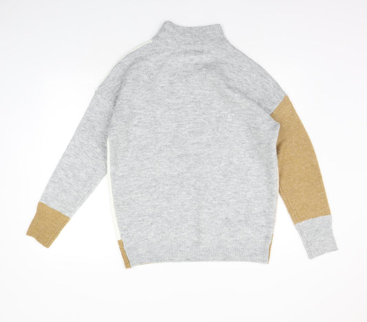 Primark Womens Beige Geometric  Pullover Jumper Size S