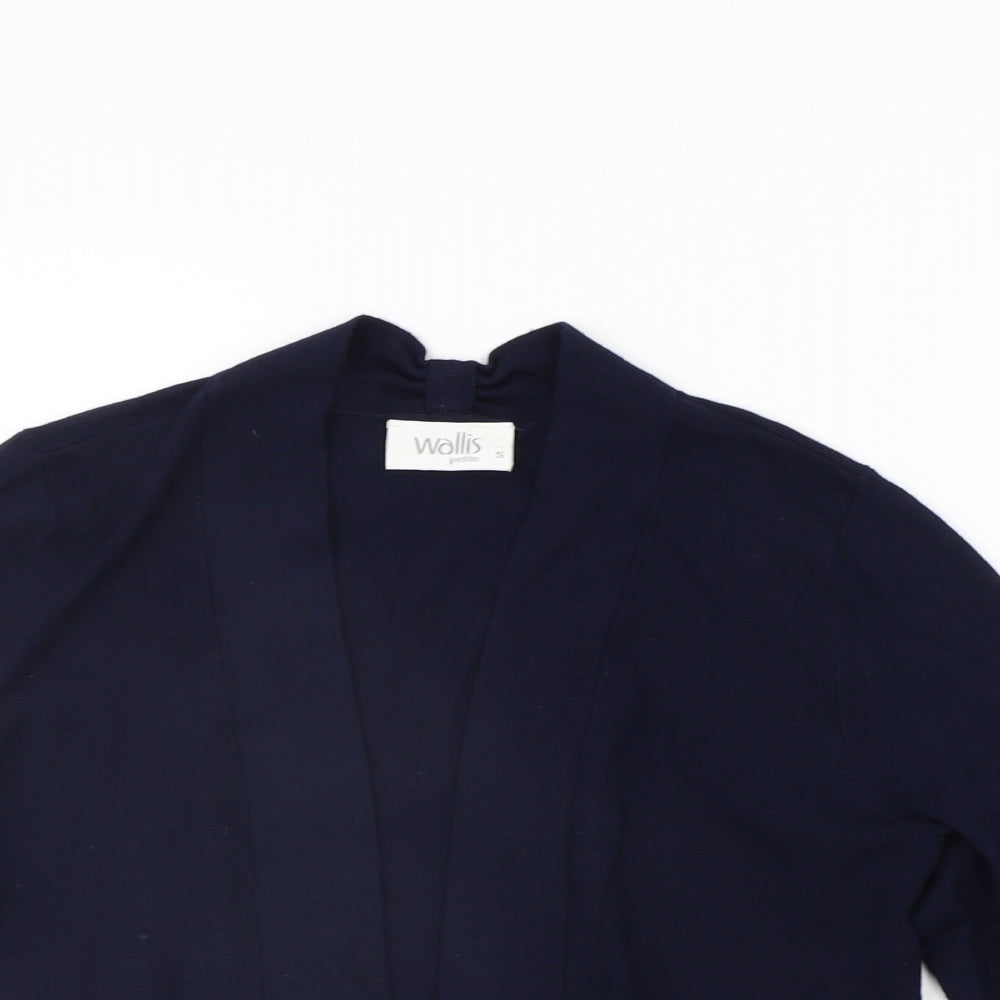 Womens UK Size S Wallis Blue Cardigan Jumper