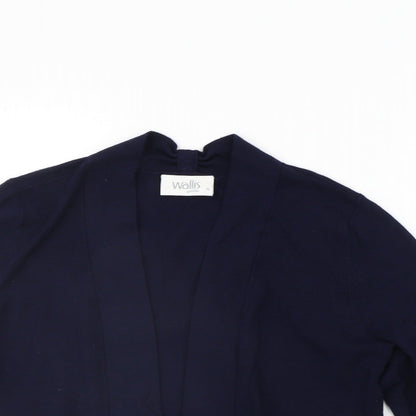 Womens UK Size S Wallis Blue Cardigan Jumper