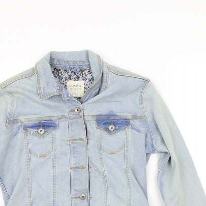 Womens UK Size 12 Papaya Blue Jacket