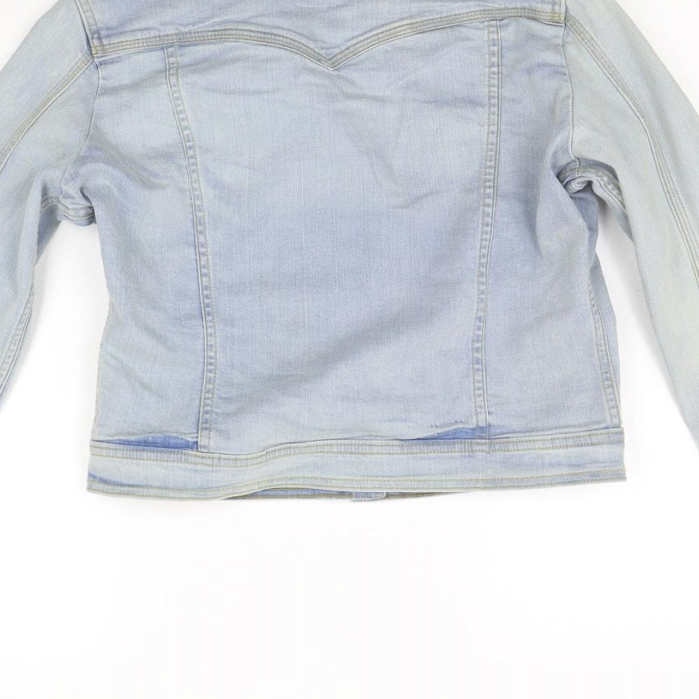 Womens UK Size 12 Papaya Blue Jacket