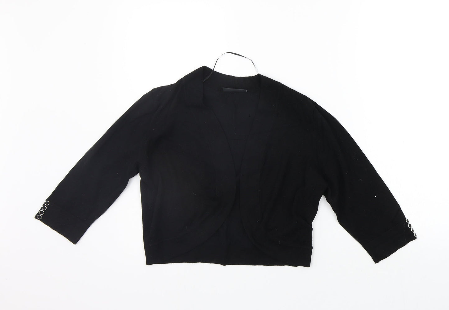 Womens UK Size S Wallis Black Cardigan Jumper