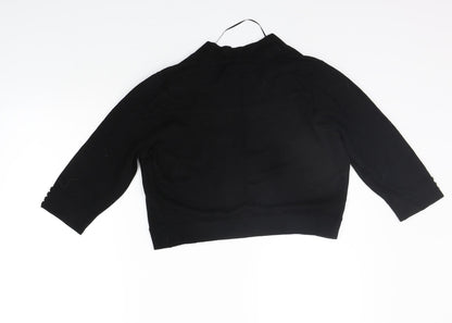 Womens UK Size S Wallis Black Cardigan Jumper