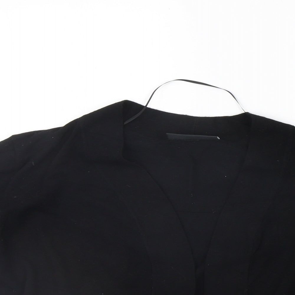 Womens UK Size S Wallis Black Cardigan Jumper
