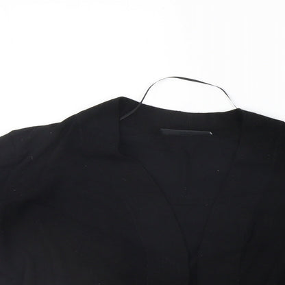 Womens UK Size S Wallis Black Cardigan Jumper