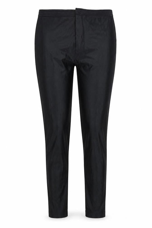 Front view of Atmosphere women’s black jegging trousers, size UK 10, 27-inch leg