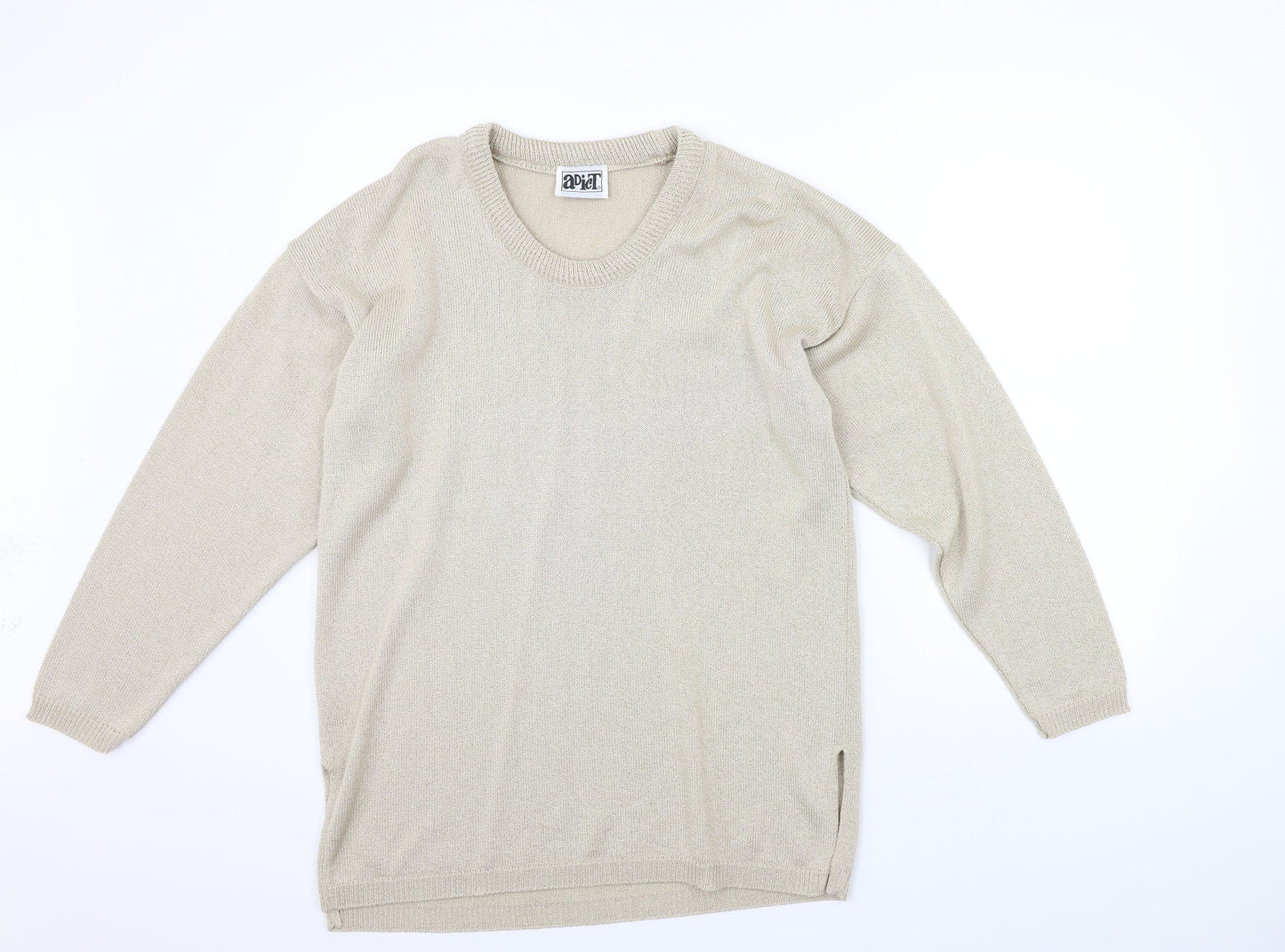 Apricot Womens Beige   Pullover Jumper Size L