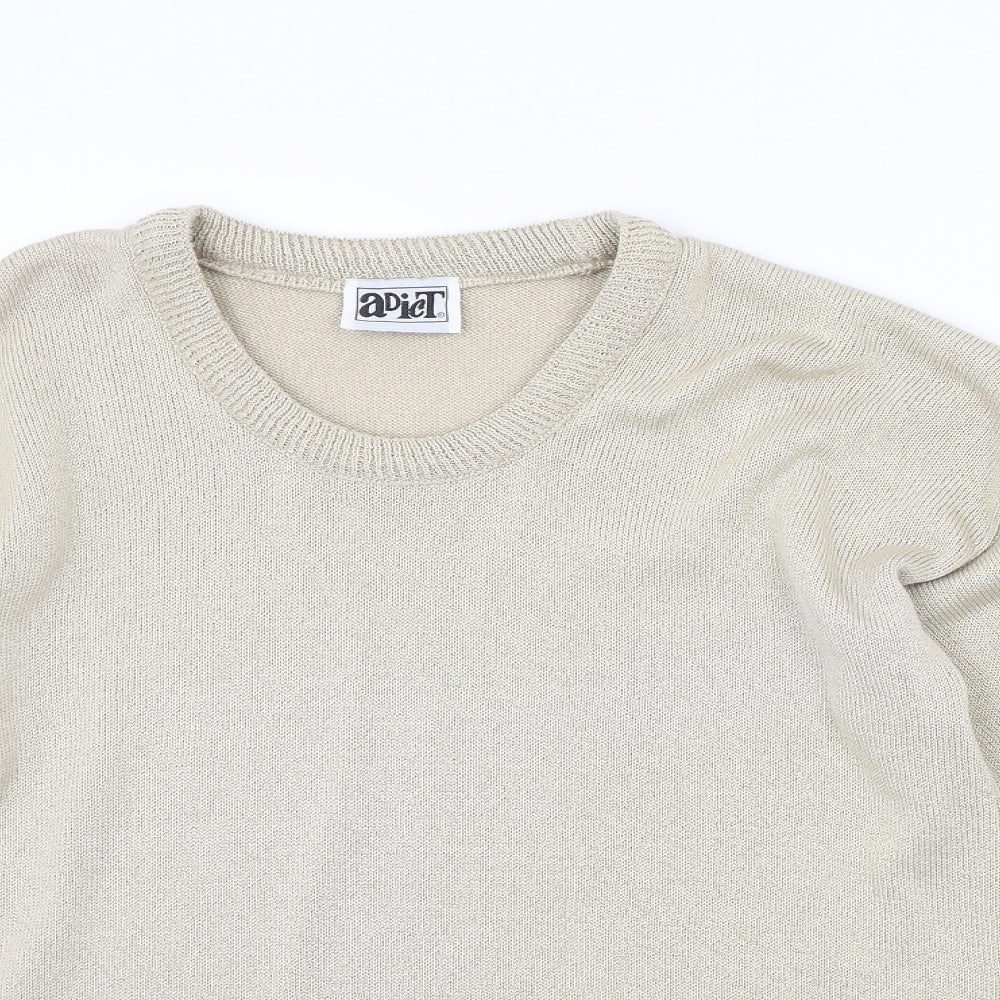 Apricot Womens Beige   Pullover Jumper Size L