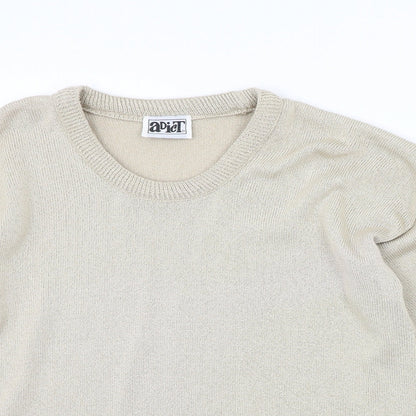 Apricot Womens Beige   Pullover Jumper Size L
