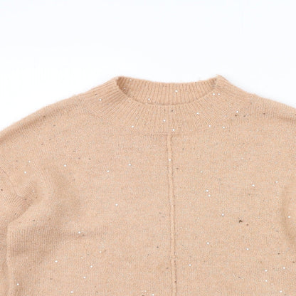 George Womens Beige   Pullover Jumper Size S