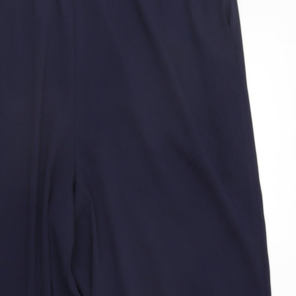 First Avenue Womens Blue   Trousers  Size 16 L27 in - Elastic Waist Band