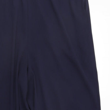 First Avenue Womens Blue   Trousers  Size 16 L27 in - Elastic Waist Band